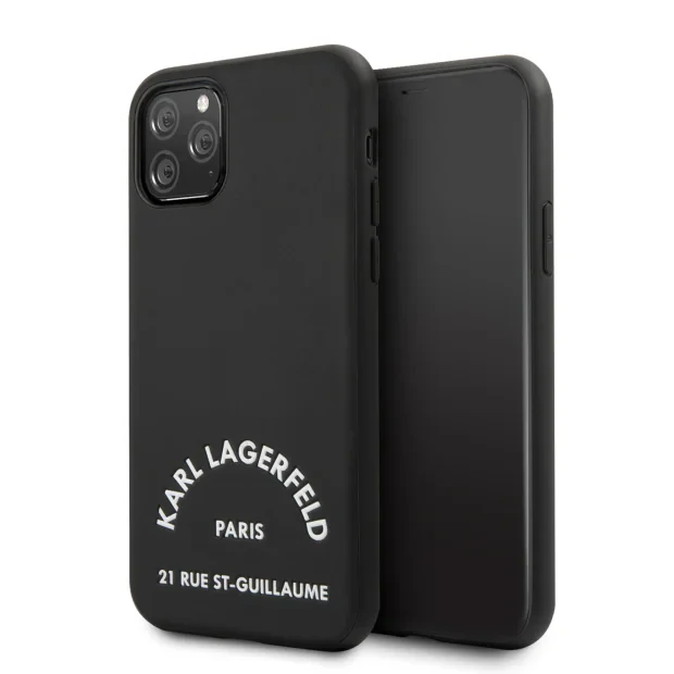 Husa Karl Lagerfeld Rue St Gullaume iPhone 11 Pro Max Negru