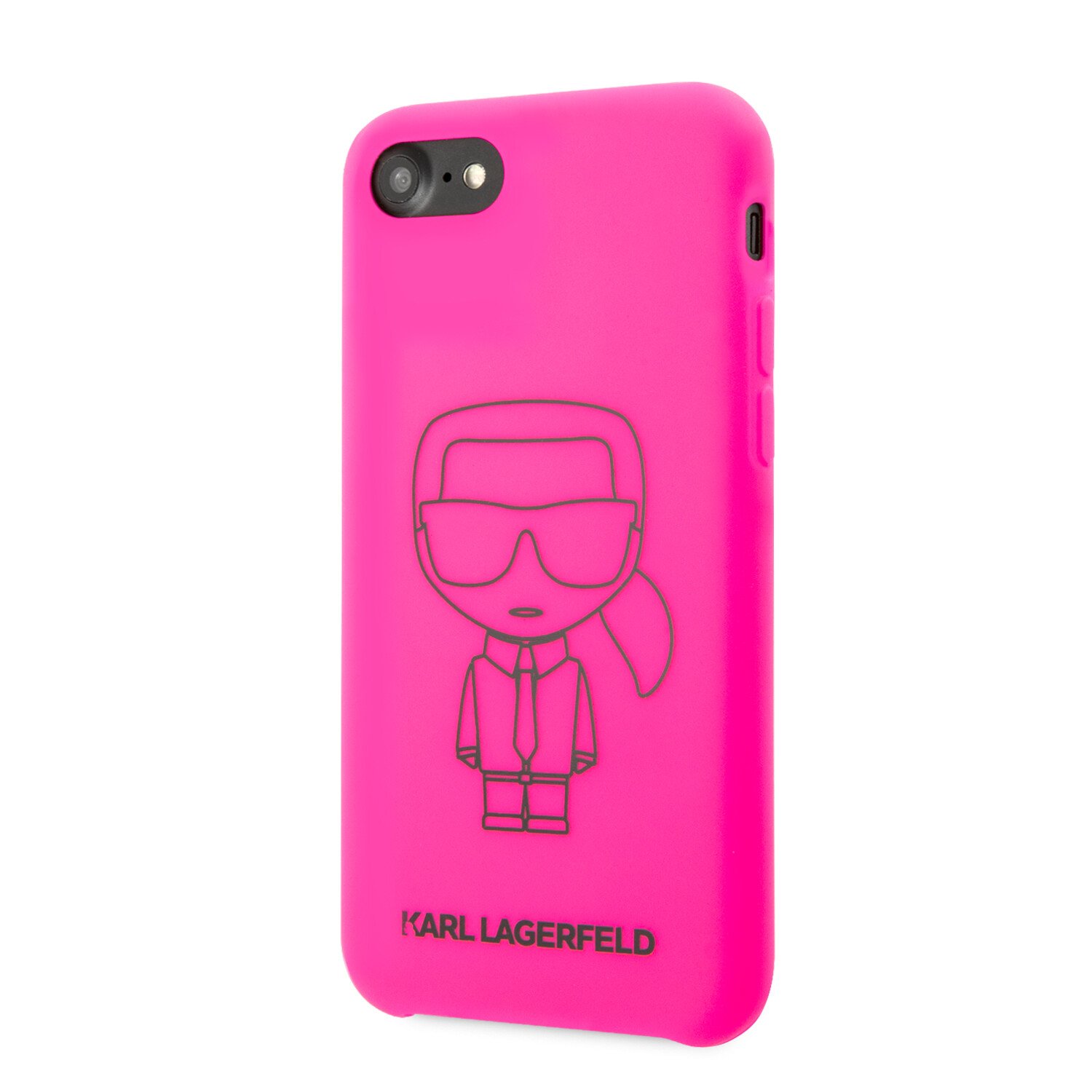 Husa Karl Lagerfeld Silicone Ikonik Kryt pentru iPhone 8/SE2, Roz thumb