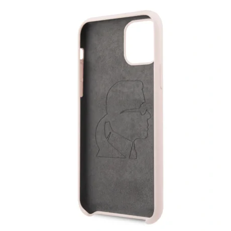 Husa Karl Lagerfeld Silicone pentru  iPhone 11 Pro Max, Roz
