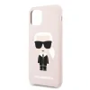 Husa Karl Lagerfeld Silicone pentru  iPhone 11 Pro Max, Roz