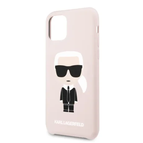 Husa Karl Lagerfeld Silicone pentru  iPhone 11 Pro Max, Roz