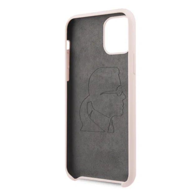 Husa Karl Lagerfeld Silicone pentru  iPhone 11 Pro Max, Roz