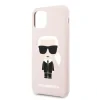 Husa Karl Lagerfeld Silicone pentru iPhone 11 Pro Roz