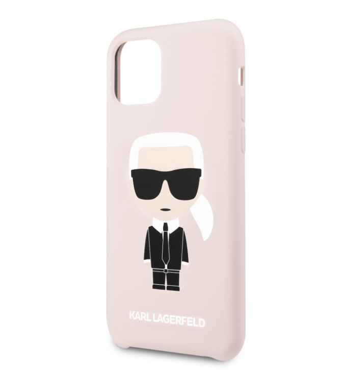 Husa Karl Lagerfeld Silicone pentru iPhone 11 Roz thumb