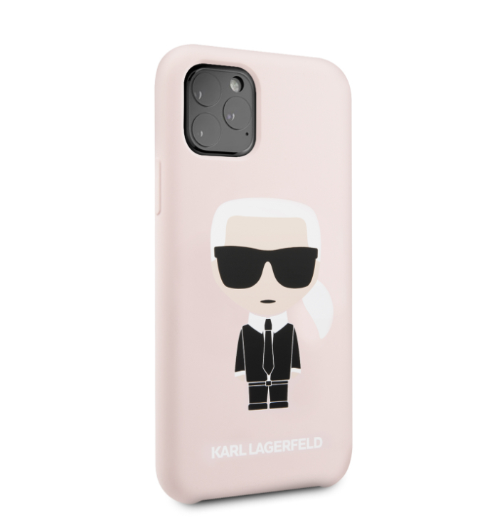 Husa Karl Lagerfeld Silicone pentru iPhone 11 Roz thumb