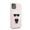 Husa Karl Lagerfeld Silicone pentru iPhone 11 Roz