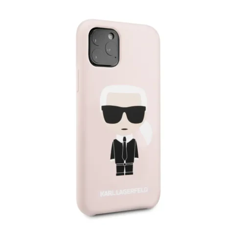 Husa Karl Lagerfeld Silicone pentru iPhone 11 Roz