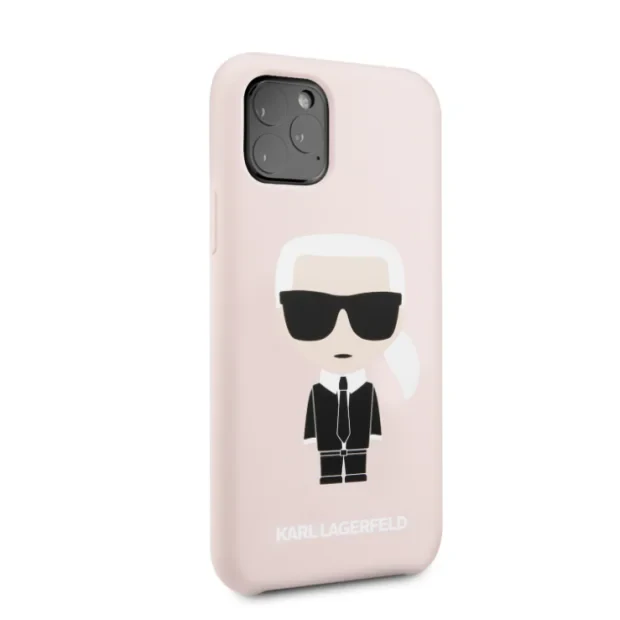 Husa Karl Lagerfeld Silicone pentru iPhone 11 Roz