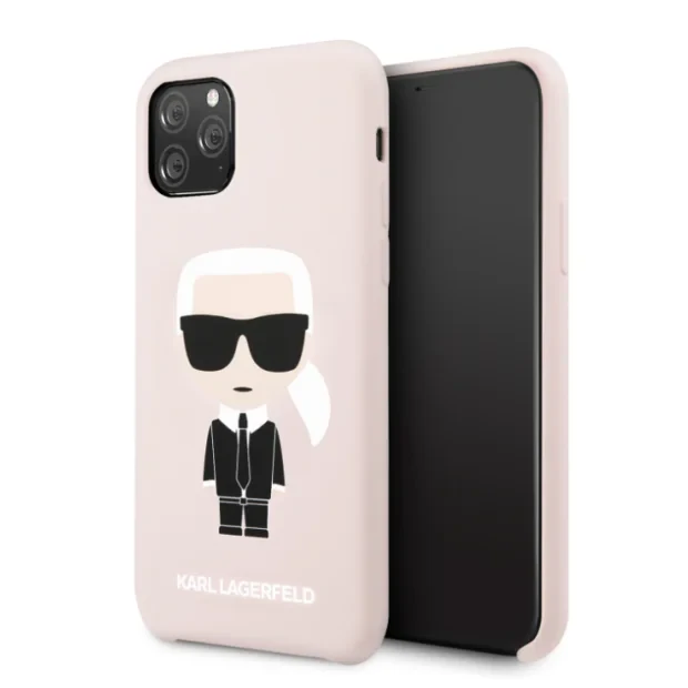 Husa Karl Lagerfeld Silicone pentru iPhone 11 Roz