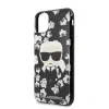 Husa Karl Lagerfeld TPU Flower pentru iPhone 11 Negru