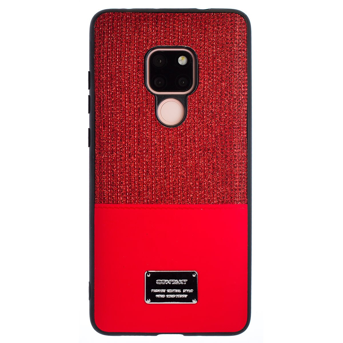 Husa Magnetica Huawei Mate 20, Rosu Glitter CTK thumb