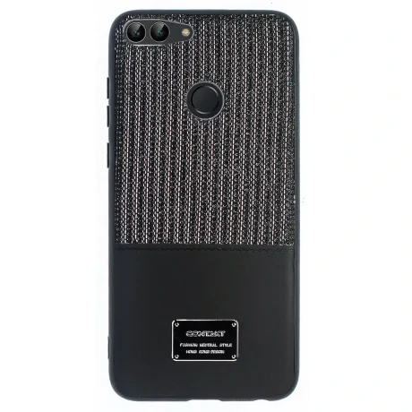 Husa Magnetica Huawei P Smart, Negru Glitter CTK
