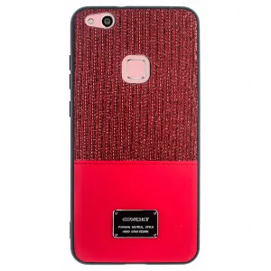Husa Magnetica Huawei P10 Lite, Rosu Glitter CTK