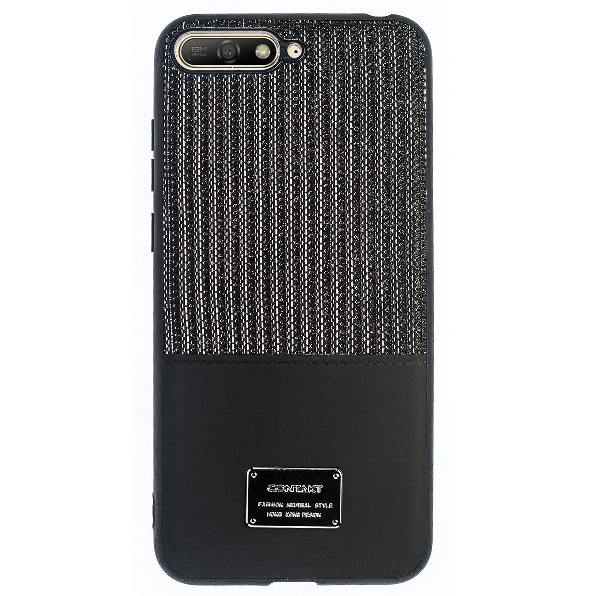 Husa Magnetica Huawei Y6 2018, Negru Glitter CTK thumb