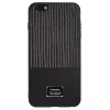 Husa Magnetica iPhone 6 Plus, Negru Glitter CTK