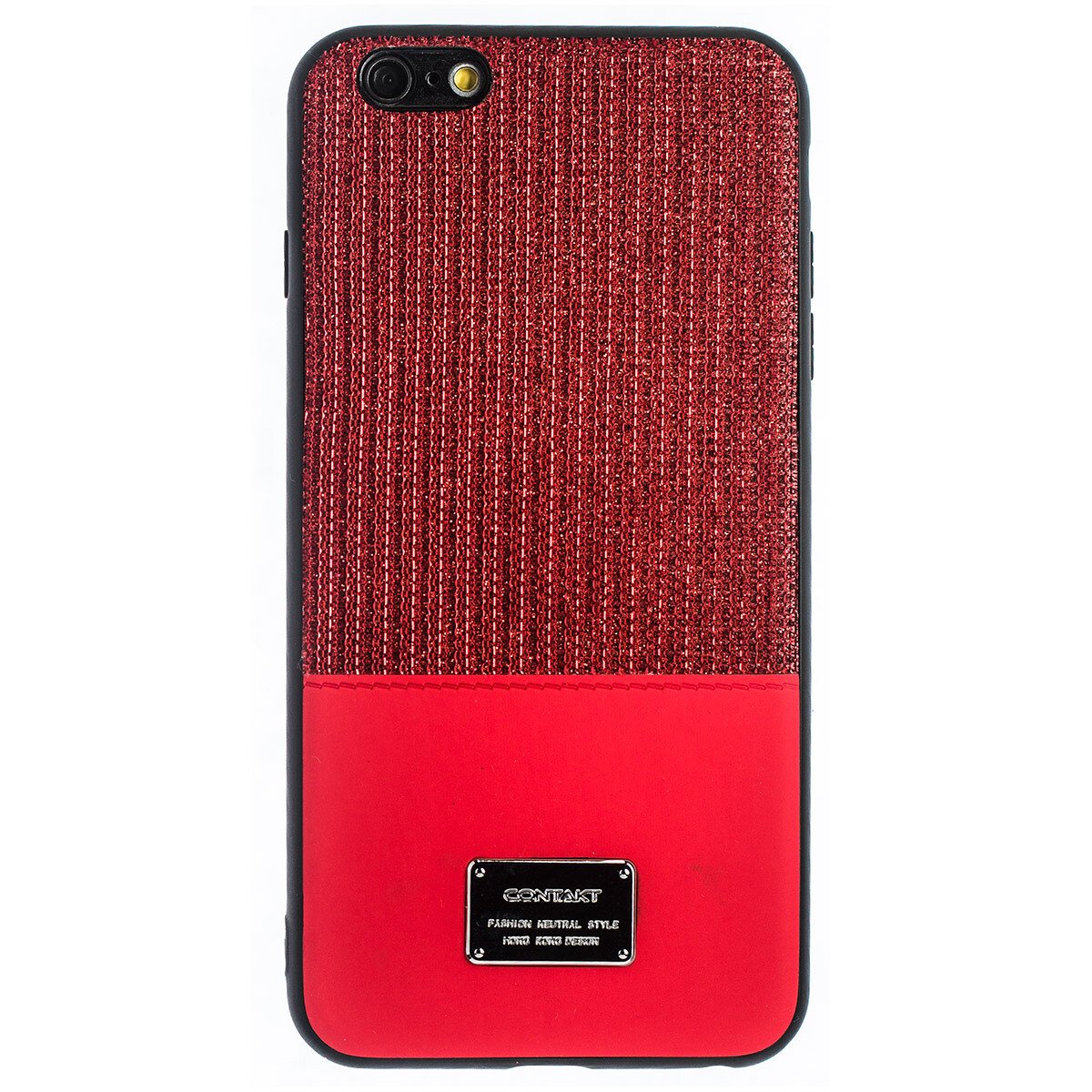 Husa Magnetica iPhone 6 Plus, Rosu Glitter CTK thumb