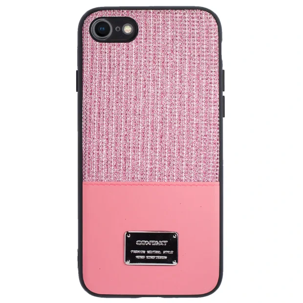 Husa Magnetica iPhone 7/8/SE 2, Roz Glitter CTK