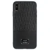 Husa Magnetica iPhone XS Max, Negru Glitter CTK