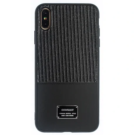 Husa Magnetica iPhone XS Max, Negru Glitter CTK