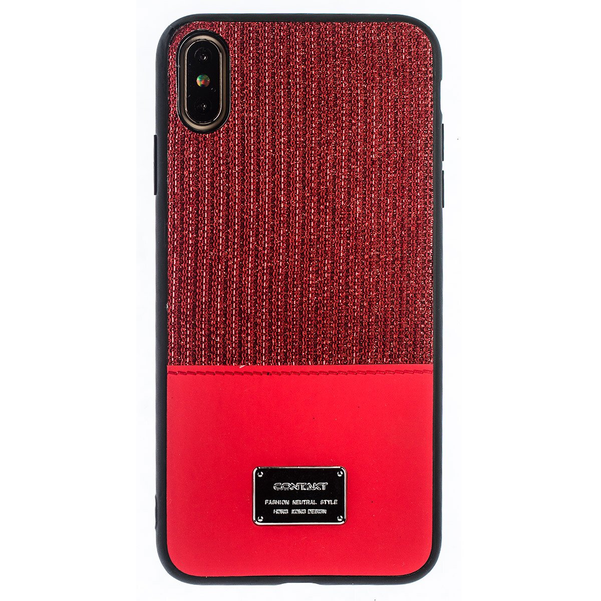 Husa Magnetica iPhone XS Max, Rosu Glitter CTK thumb