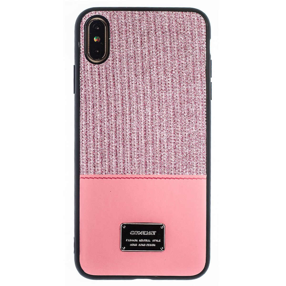 Husa Magnetica iPhone XS Max, Roz Glitter CTK thumb