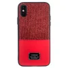 Husa Magnetica iPhone X/XS, Rosu Glitter CTK