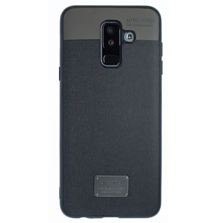 Husa Magnetica Samsung Galaxy A6 Plus 2018, Negru CTK