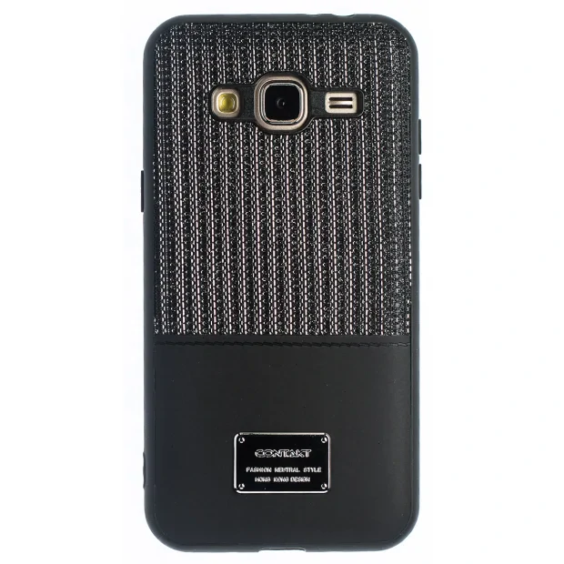 Husa Magnetica Samsung Galaxy J3 2016, Negru Glitter CTK