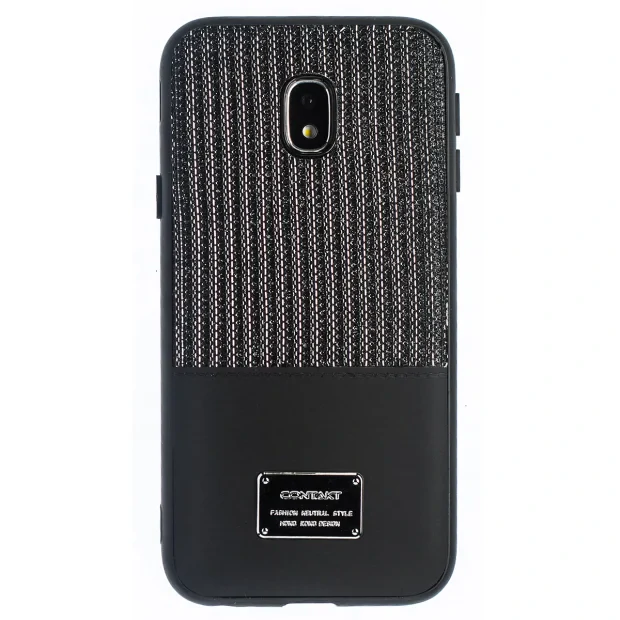 Husa Magnetica Samsung Galaxy J3 2017, Negru Glitter CTK