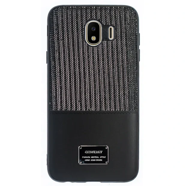 Husa Magnetica Samsung Galaxy J4 2018, Negru Glitter CTK