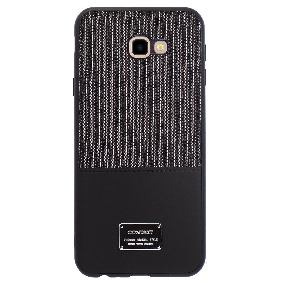 Husa Magnetica Samsung Galaxy J4 Plus, Negru Glitter CTK thumb