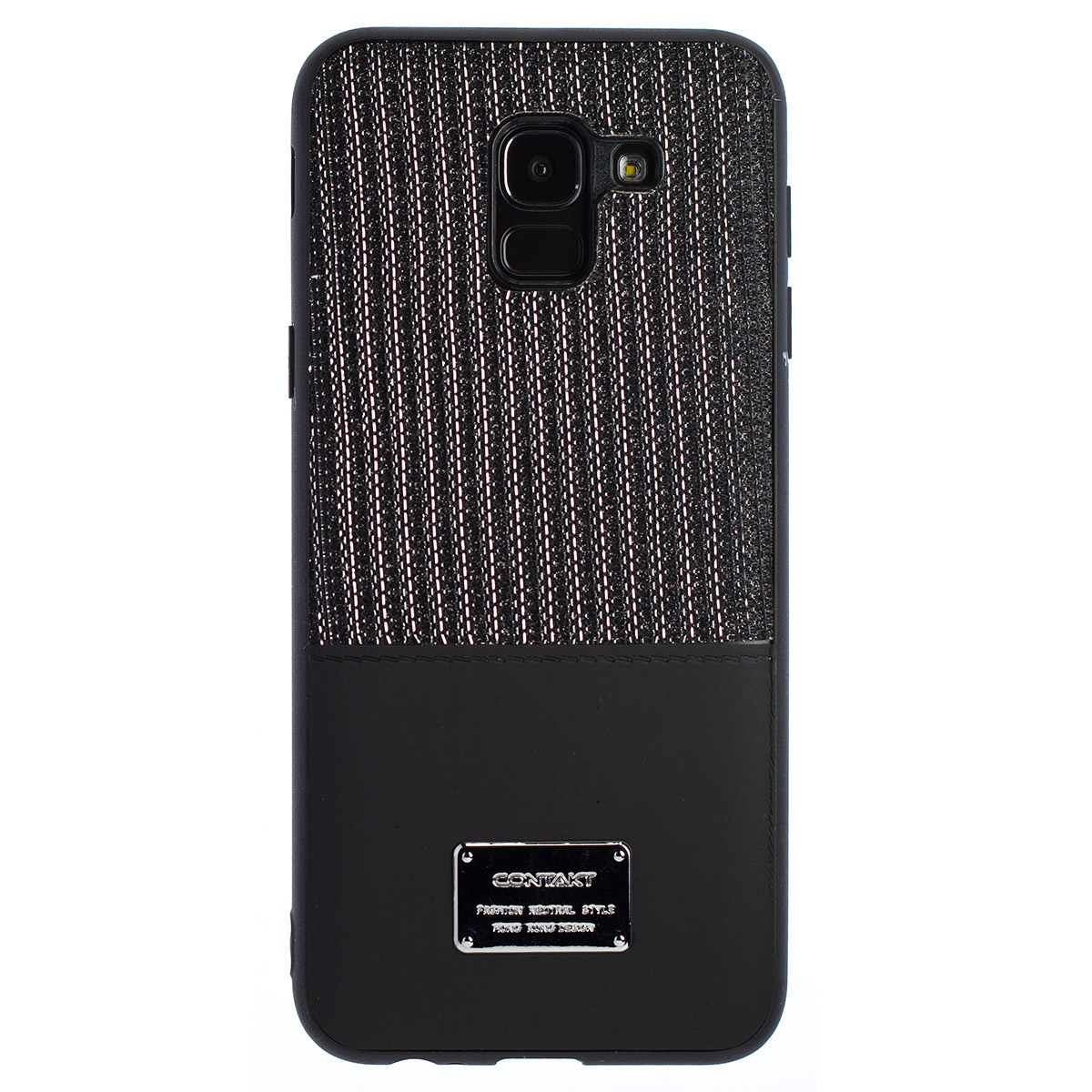 Husa Magnetica Samsung Galaxy J6 2018, Negru Glitter CTK thumb