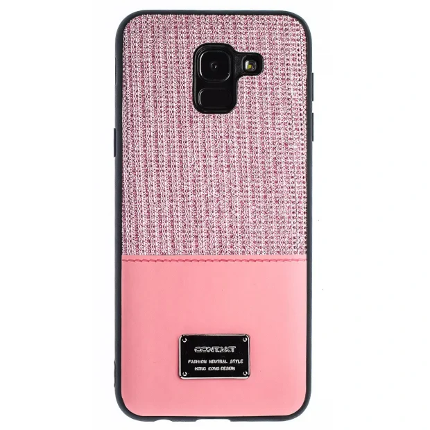 Husa Magnetica Samsung Galaxy J6 2018, Roz Glitter CTK
