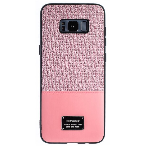 Husa Magnetica Samsung Galaxy S8 Plus, Roz Glitter CTK