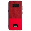 Husa Magnetica Samsung Galaxy S8, Rosu Glitter CTK