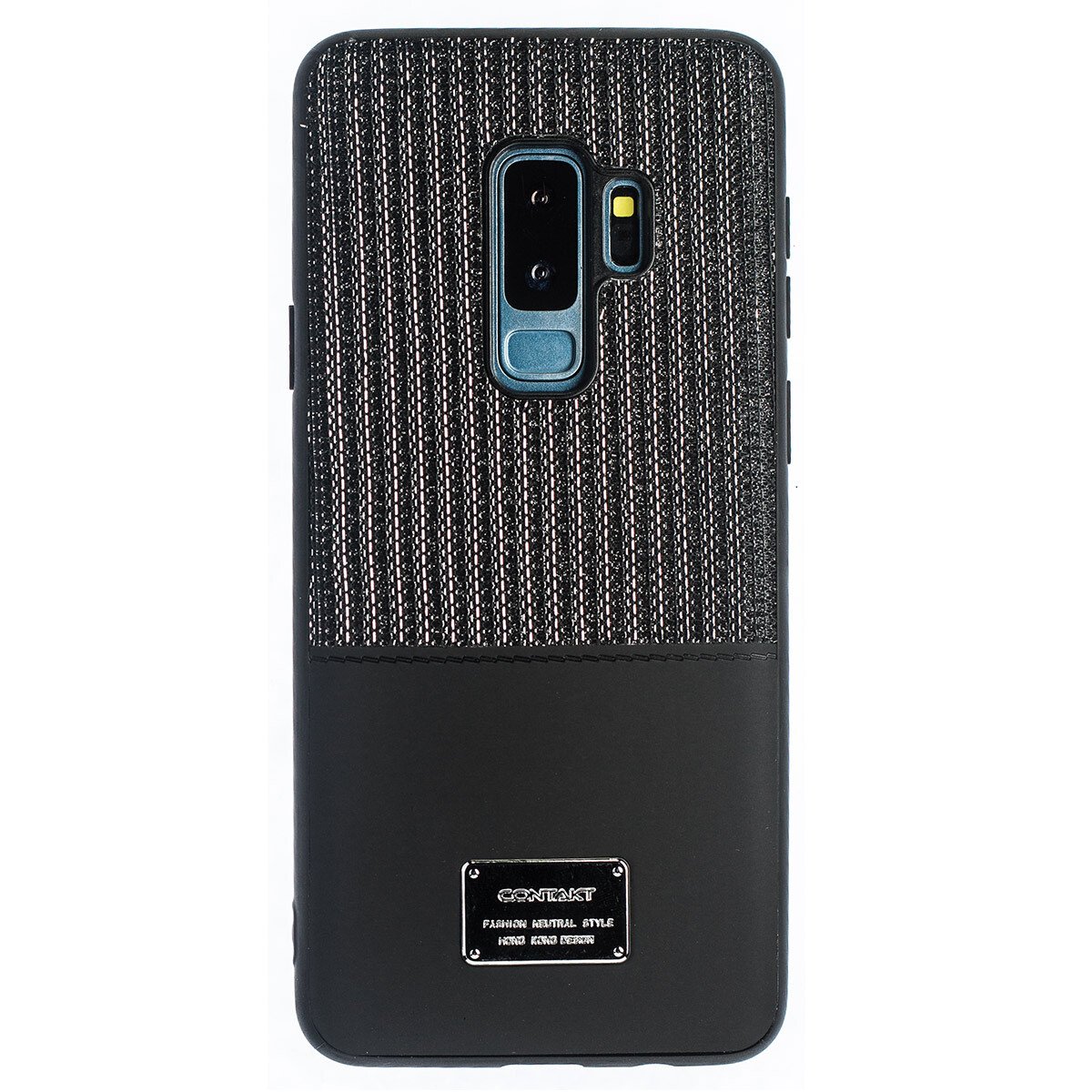 Husa Magnetica Samsung Galaxy S9 Plus, Negru Glitter CTK thumb