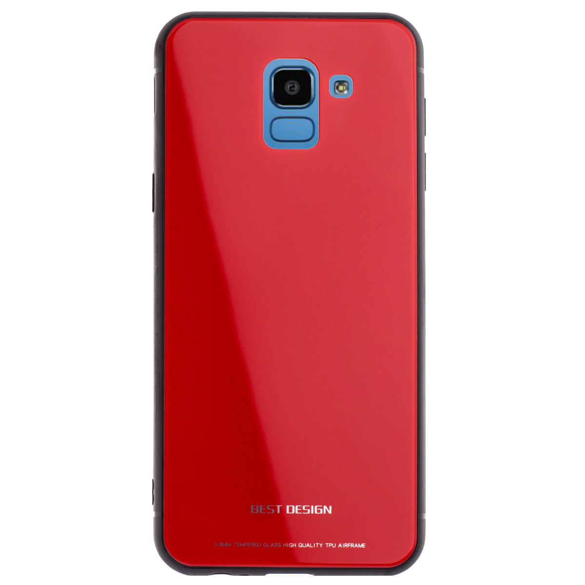 Husa Oglinda Samsung Galaxy J6 2018, Rosu thumb