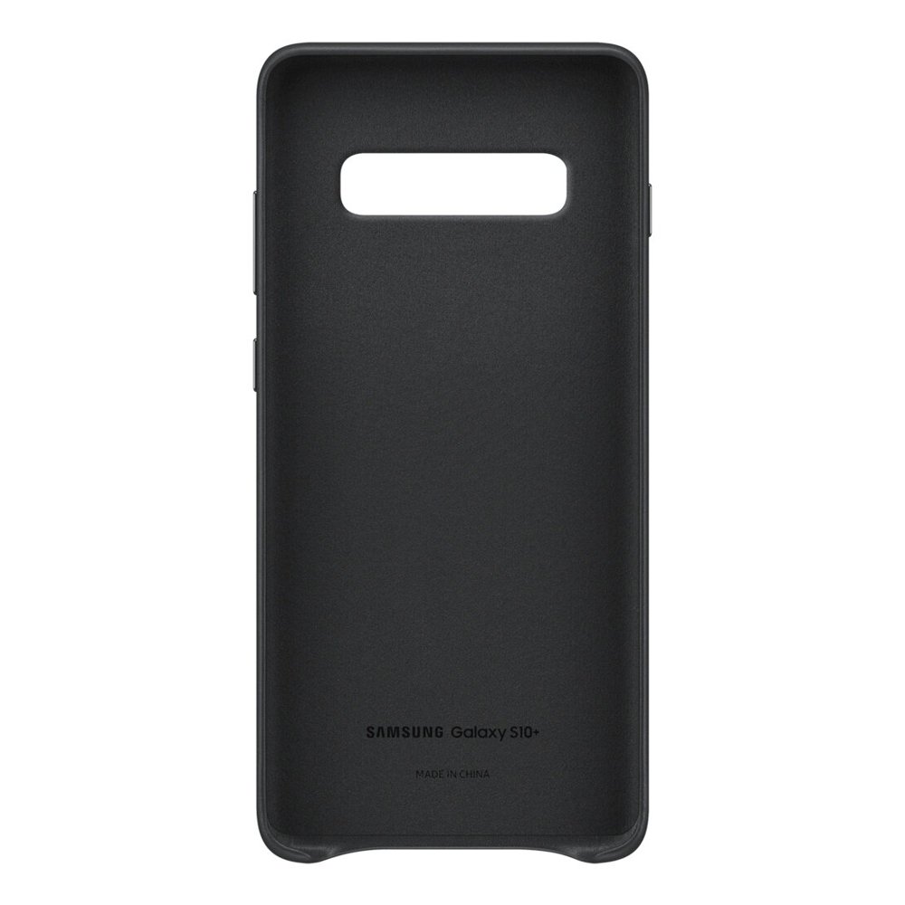 Husa Originala Samsung Galaxy S10 Plus Black Leather Cover  thumb