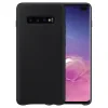 Husa Originala Samsung Galaxy S10 Plus Black Leather Cover 