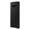 Husa Originala Samsung Galaxy S10 Plus Black Leather Cover 