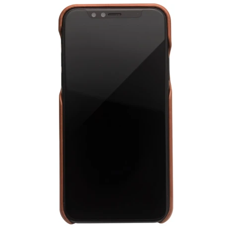 Husa piele iPhone X/Xs 5.8&#039;&#039; Qialino Slot Card Maro