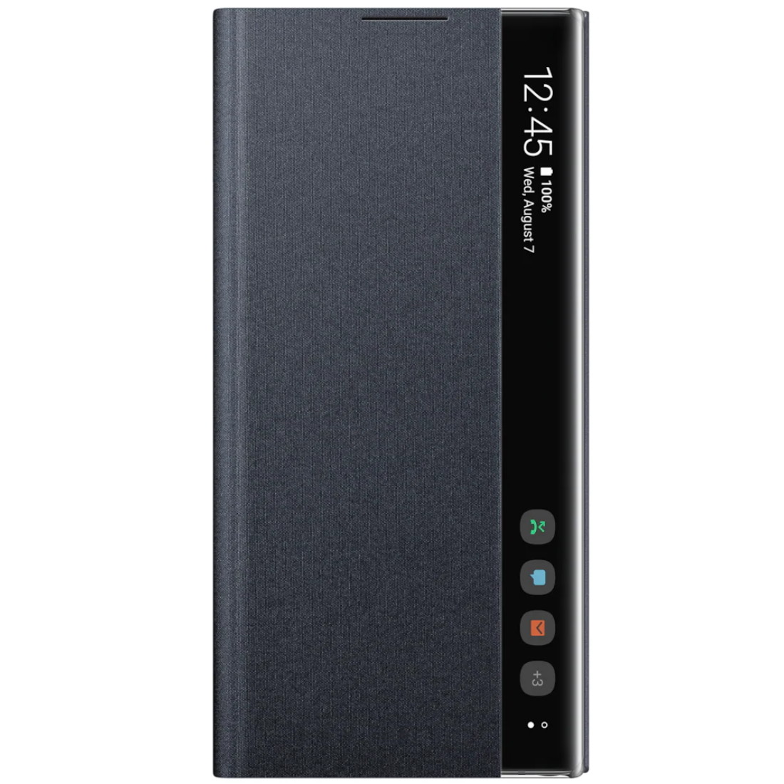 Husa Samsung Clear View Cover Flip pentru Galaxy Note 10 Plus Black thumb