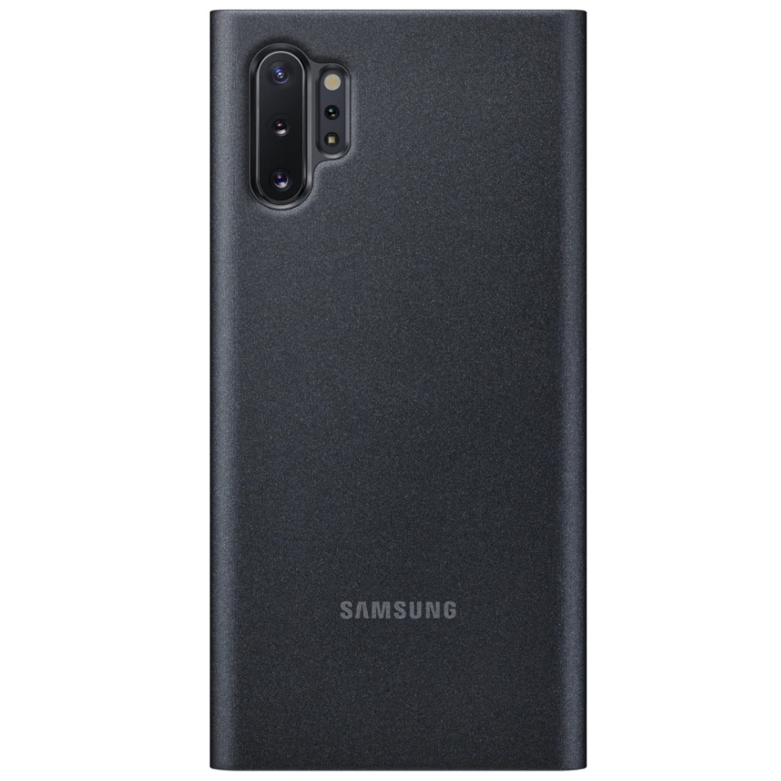 Husa Samsung Clear View Cover Flip pentru Galaxy Note 10 Plus Black thumb