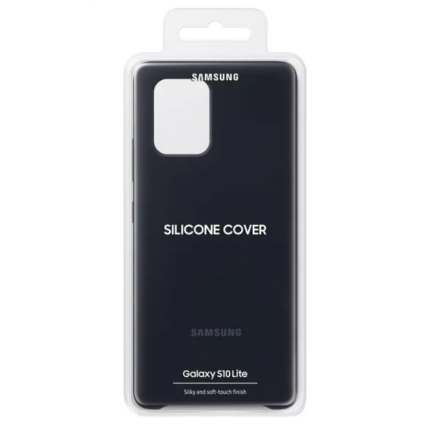 Husa Samsung Cover Silicone pentru Samsung Galaxy S10 Lite Black