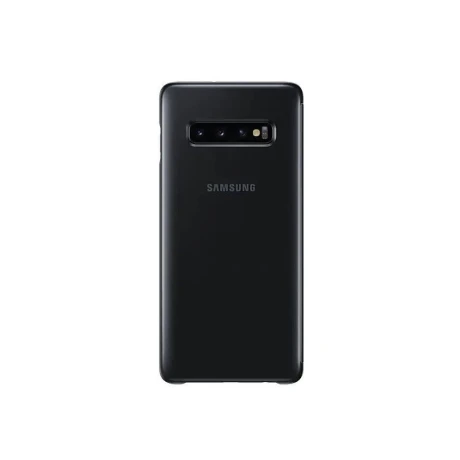 Husa Samsung Flip Clear View Cover pentru Samsnung Galaxy S10 Plus Black