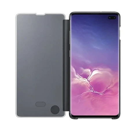Husa Samsung Flip Clear View Cover pentru Samsnung Galaxy S10 Plus Black