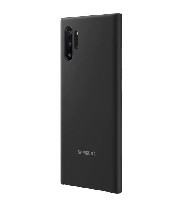 Husa Samsung Galaxy Note 10 Plus Black Silicone Cover thumb