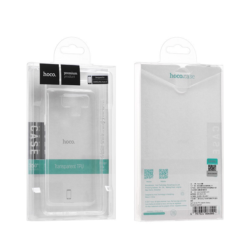 Husa Samsung Galaxy Note 9 Hoco Light TPU Transparent thumb