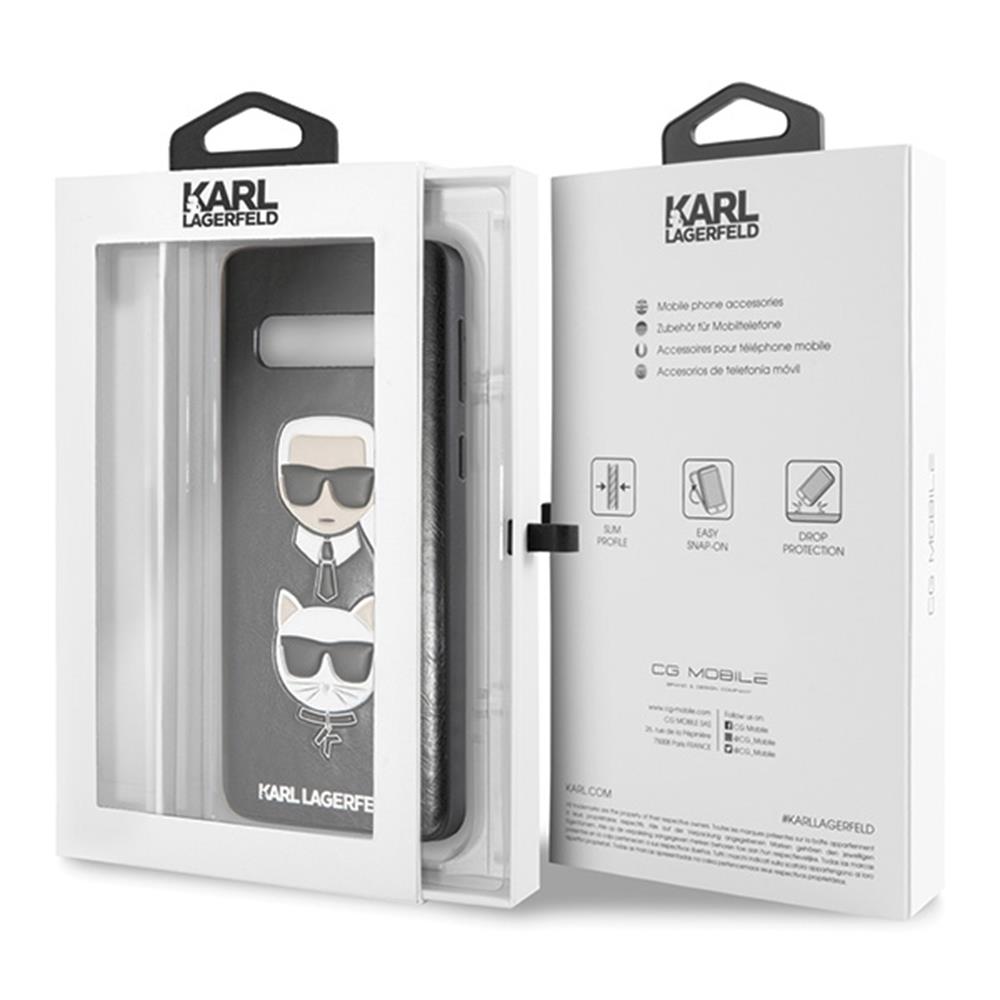 Husa Samsung Galaxy S10 Karl Lagerfeld & Choupette PU Case thumb