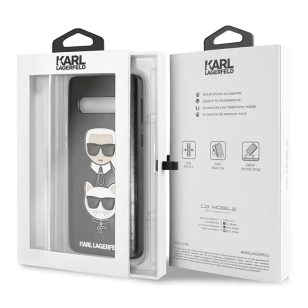 Husa Samsung Galaxy S10 Karl Lagerfeld &amp; Choupette PU Case